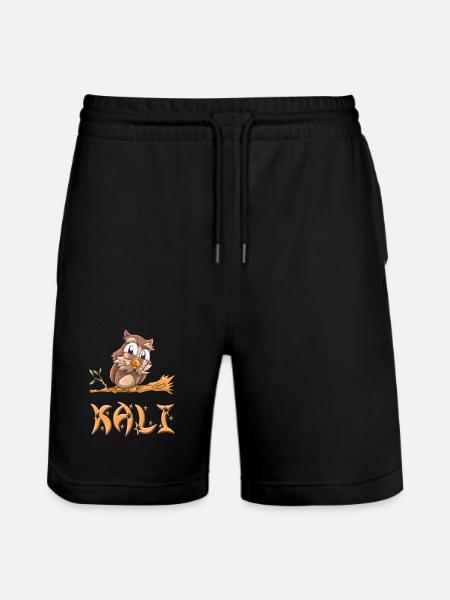 Owl Kali - Stanley/Stella Trainer Unisex Organic Jogging Shorts - black