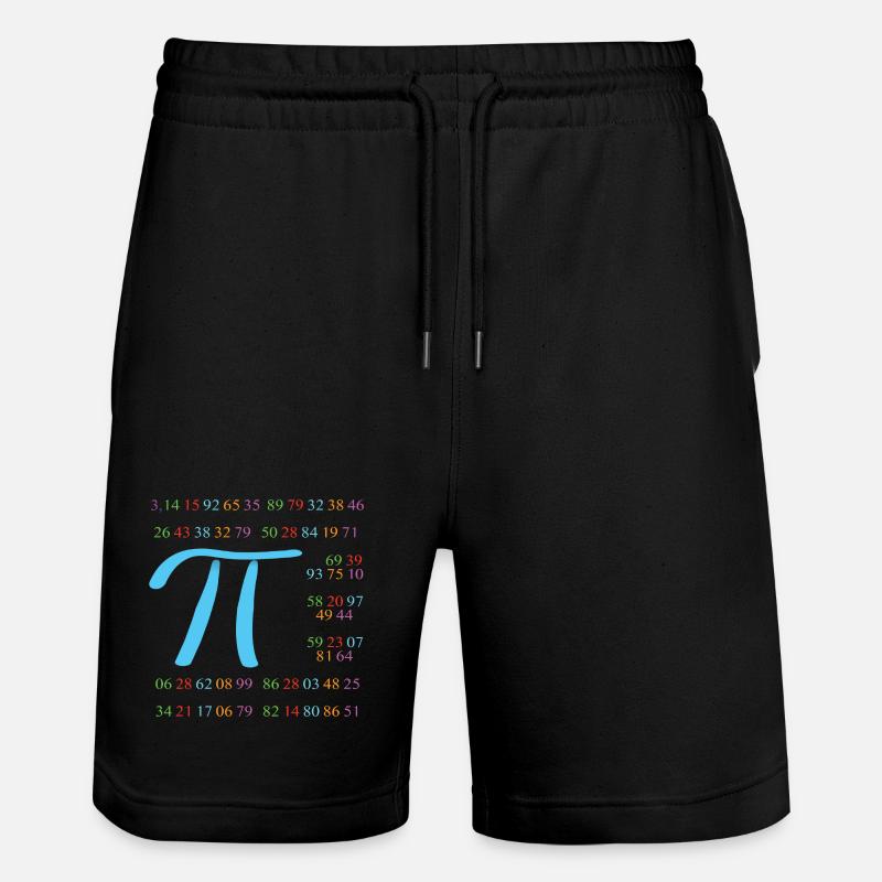Pi greco con 110 cifre decimali - Pantaloncini da jogger ecologici unisex Trainer di Stanley/Stella - nero