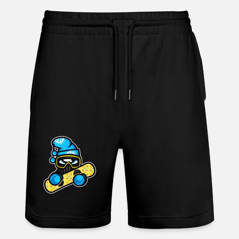 snowboard de sports d'hiver - Short de jogging bio TRAINER Stanley/Stella unisexe - noir