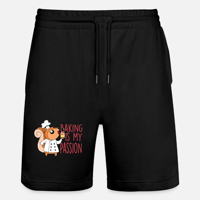 Écureuil de cuisson - Short de jogging bio TRAINER Stanley/Stella unisexe - noir