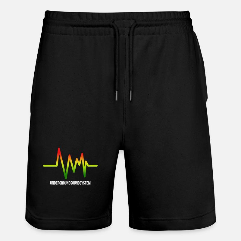 Underground Soundsystem Logo - Short de jogging bio TRAINER Stanley/Stella unisexe - noir
