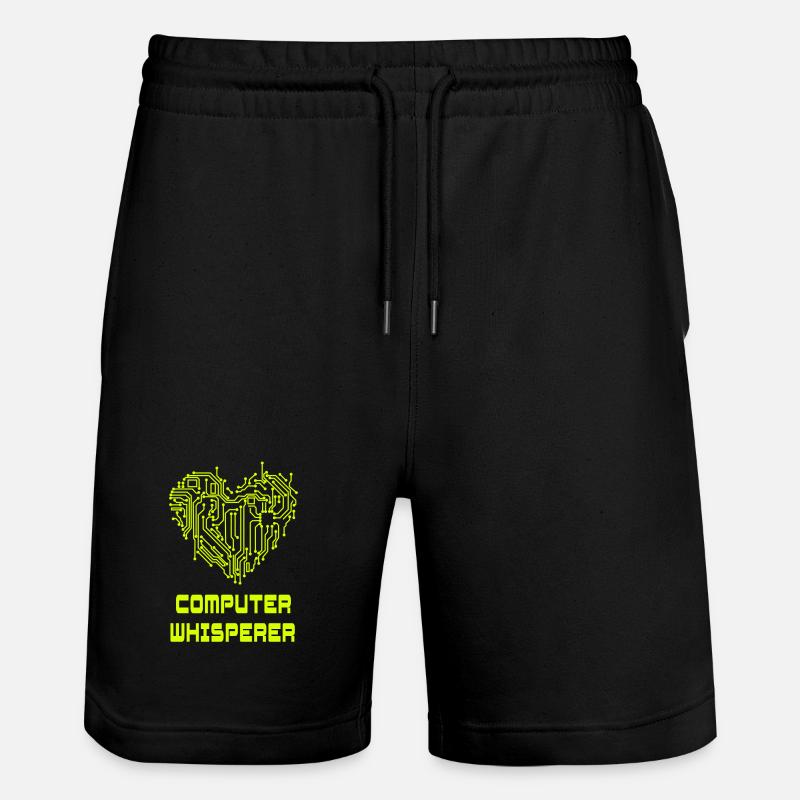 Murmure informatique - Short de jogging bio TRAINER Stanley/Stella unisexe - noir