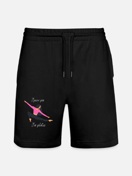 J'peux pas j'ai pilâtes - Short de jogging bio TRAINER Stanley/Stella unisexe - noir