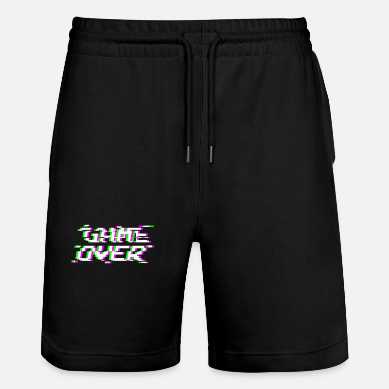 Game Over Glitch - Short de jogging bio TRAINER Stanley/Stella unisexe - noir