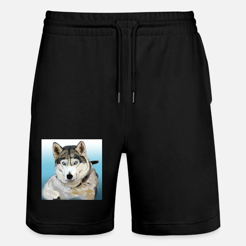 Husky - Stanley/Stella Unisex Bio Joggingshorts Trainer  - Schwarz