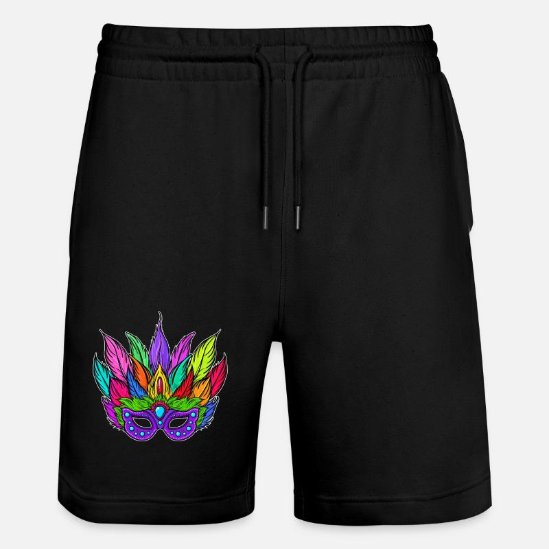 Masques Carnaval carnaval - Short de jogging bio TRAINER Stanley/Stella unisexe - noir