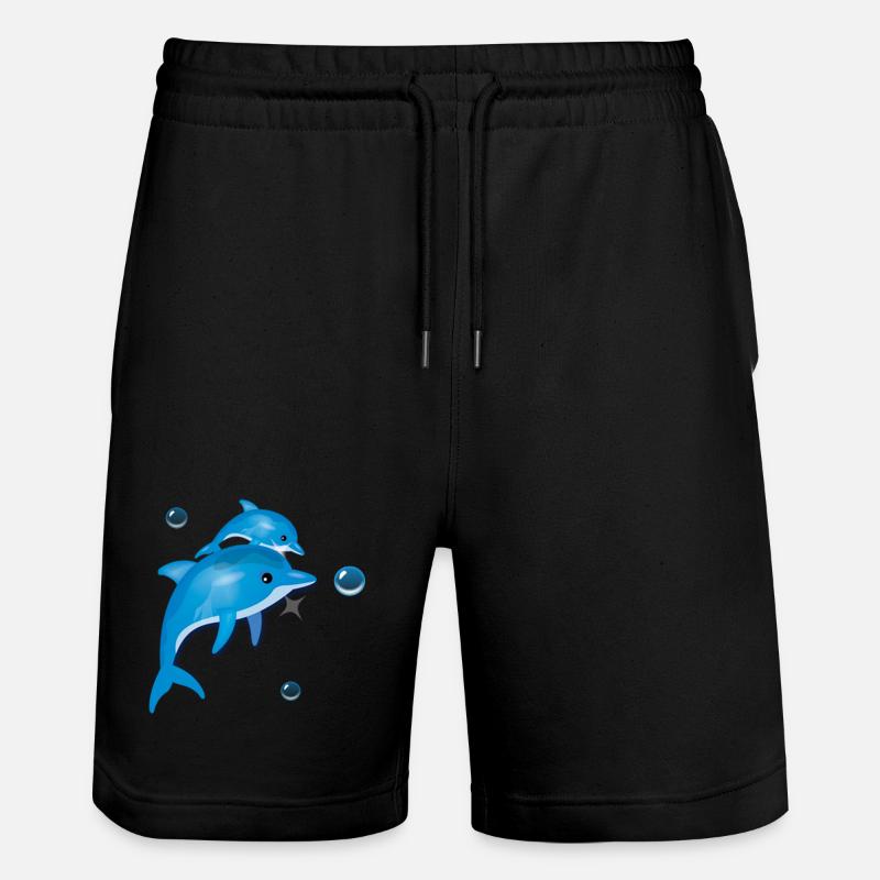 Dolphin - Short de jogging bio TRAINER Stanley/Stella unisexe - noir