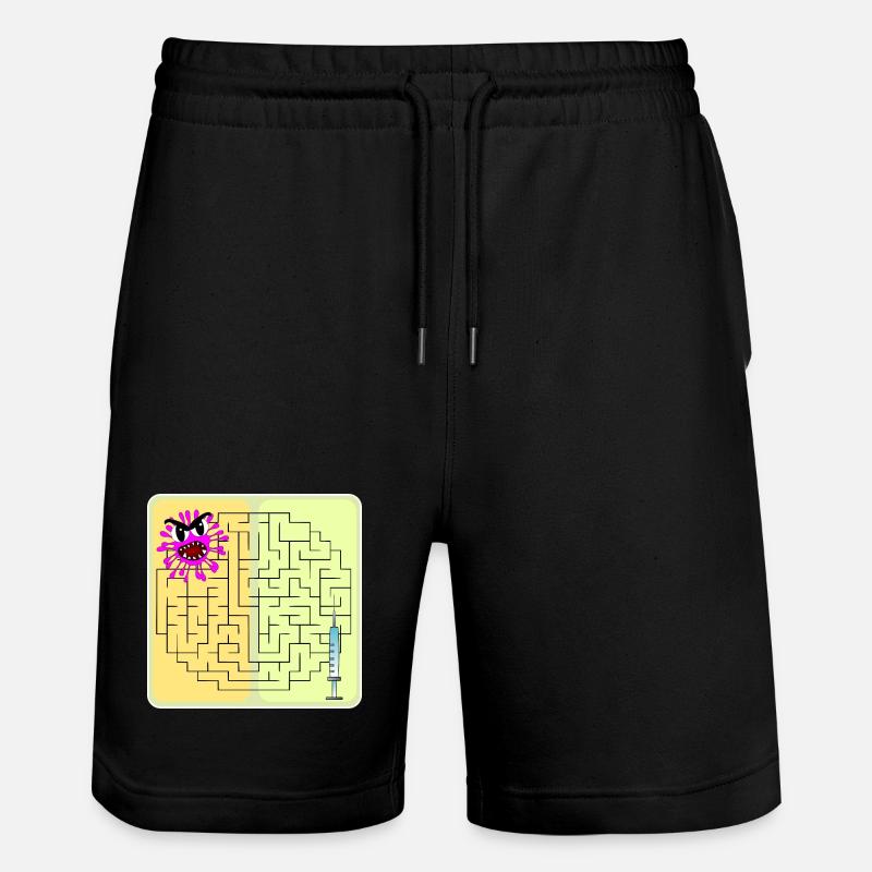 Riddle Virus - Short de jogging bio TRAINER Stanley/Stella unisexe - noir