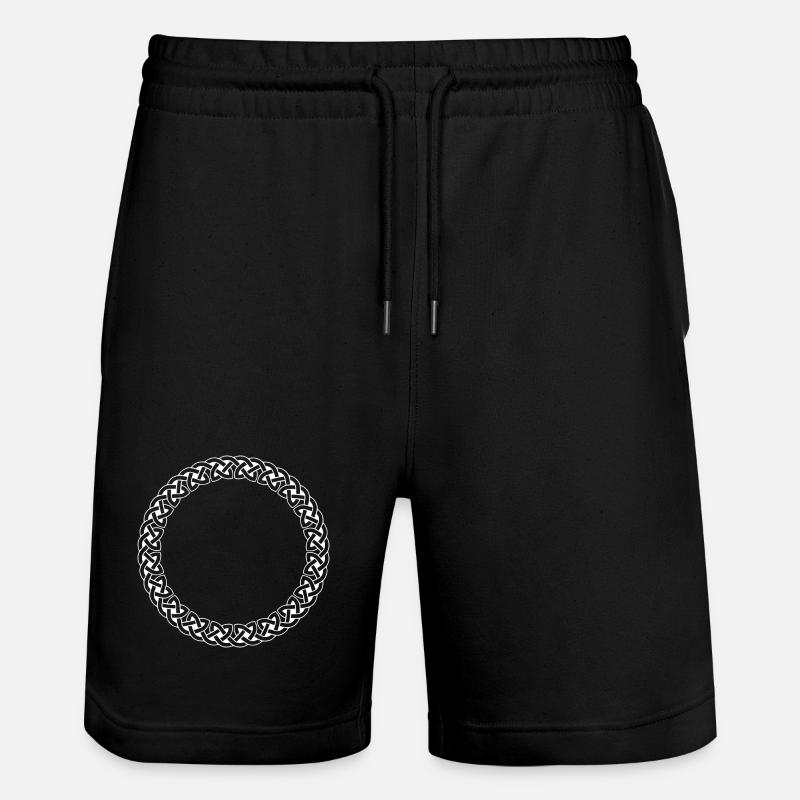 Celtic Knot - Stanley/Stella Unisex Bio Joggingshorts Trainer  - Schwarz