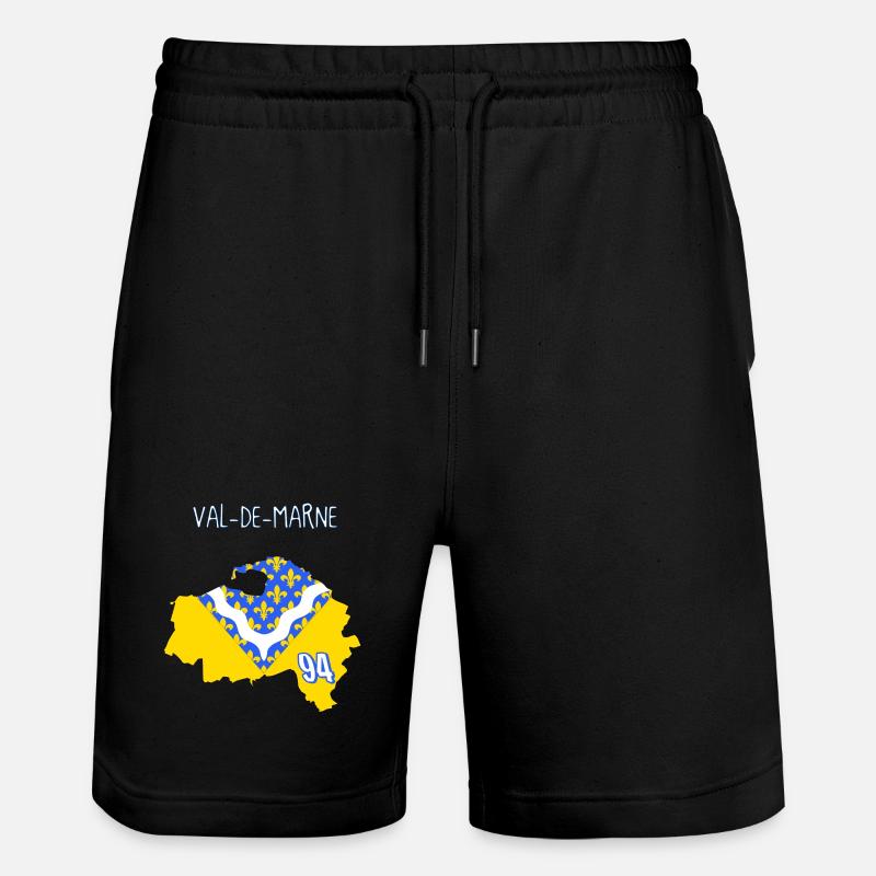 Val de marne - Short de jogging bio TRAINER Stanley/Stella unisexe - noir
