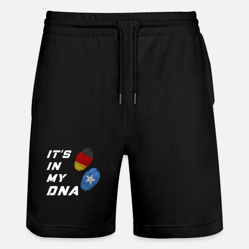 Dans mon ADN Allemagne / Somalie - Short de jogging bio TRAINER Stanley/Stella unisexe - noir
