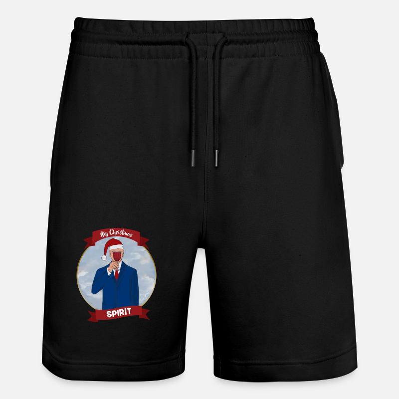 Mon de Noël - Short de jogging bio TRAINER Stanley/Stella unisexe - noir