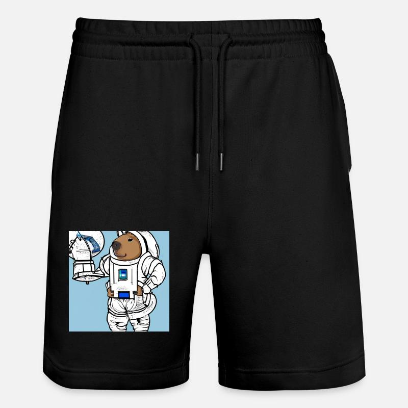 Astronaute de Capybara - Short de jogging bio TRAINER Stanley/Stella unisexe - noir