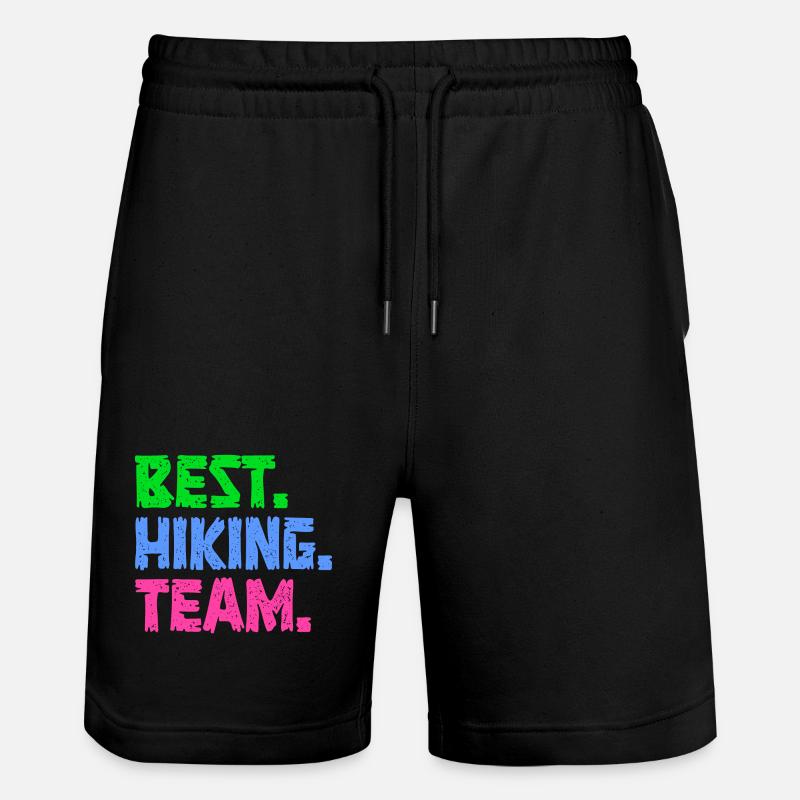 Wanderung Statement Wandern Wanderer Klettern - Stanley/Stella Unisex Bio Joggingshorts Trainer  - Schwarz