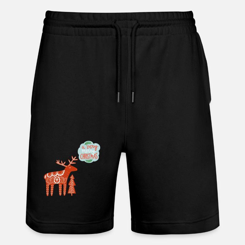 un joyeux Noël - Short de jogging bio TRAINER Stanley/Stella unisexe - noir