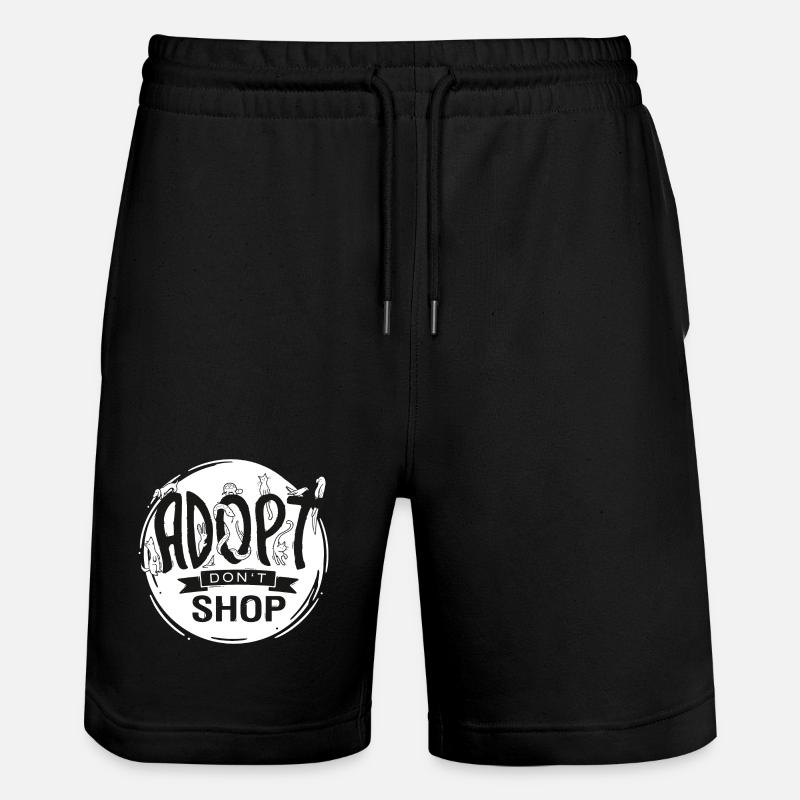 Adoptez Don’t Shop - Short de jogging bio TRAINER Stanley/Stella unisexe - noir