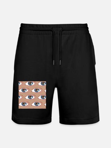 Les yeux alignés - Short de jogging bio TRAINER Stanley/Stella unisexe - noir