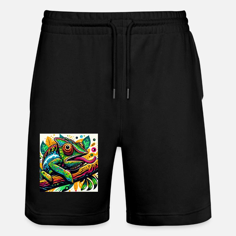 Caméléon - Short de jogging bio TRAINER Stanley/Stella unisexe - noir