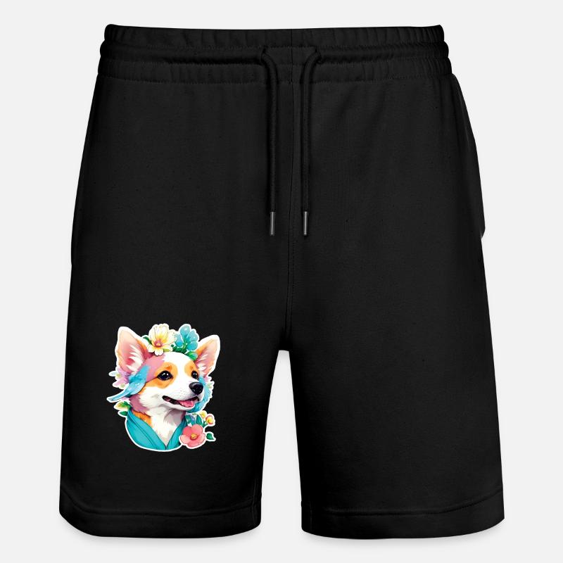 Corgi - Short de jogging bio TRAINER Stanley/Stella unisexe - noir