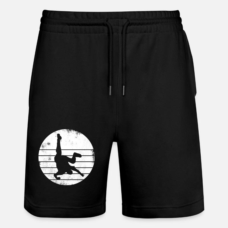 Breakdancer Sketch - Stanley/Stella Unisex Bio Joggingshorts Trainer  - Schwarz