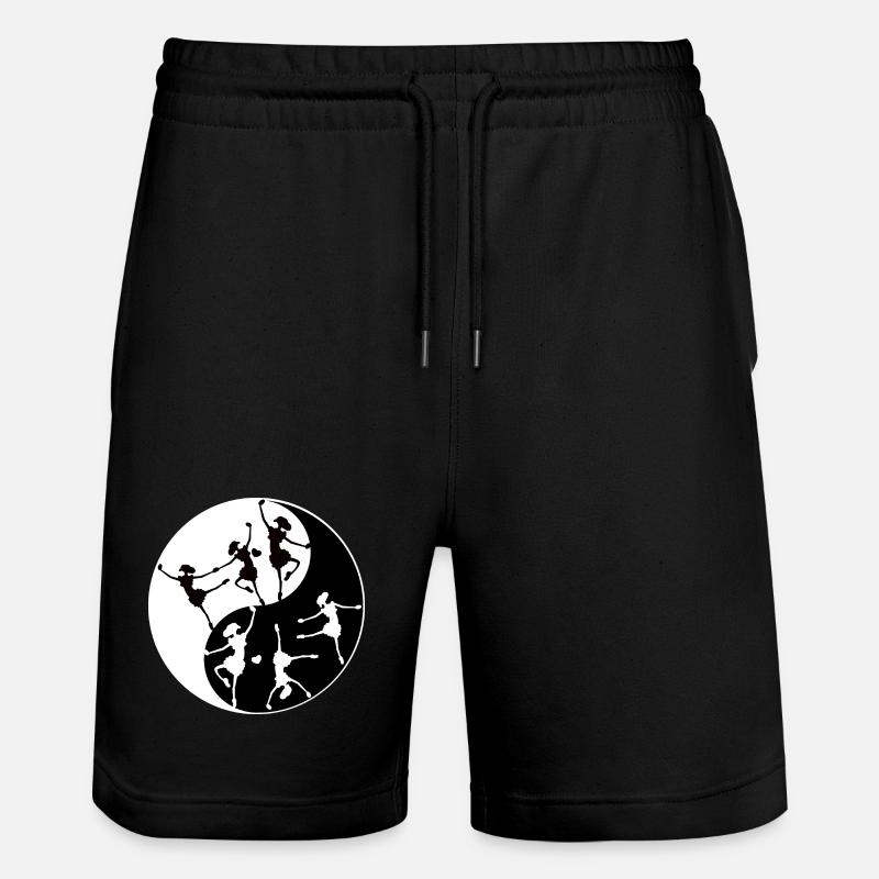Danse Classique Yin Yang - Short de jogging bio TRAINER Stanley/Stella unisexe - noir