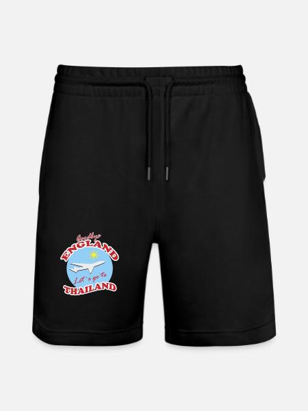 Thaïlande Voyage Adieu Conception d’Avion - Short de jogging bio TRAINER Stanley/Stella unisexe - noir