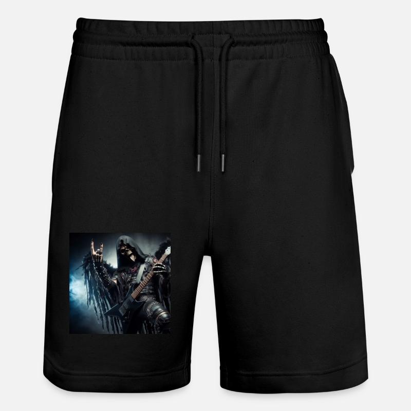 Der Sensenmann ist schwer - Stanley/Stella Unisex Bio Joggingshorts Trainer  - Schwarz