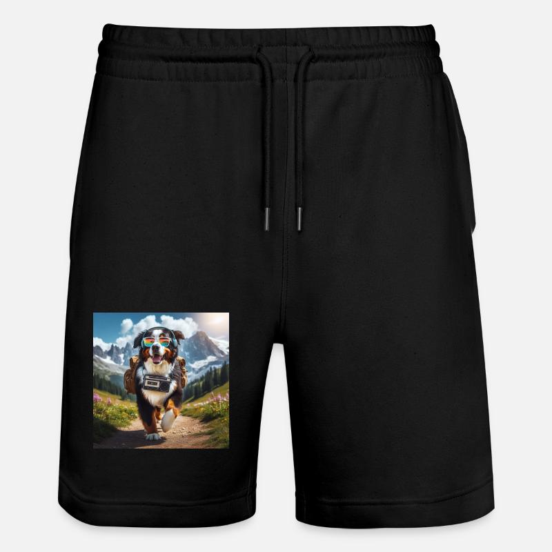 Bouvier bernois - Short de jogging bio TRAINER Stanley/Stella unisexe - noir