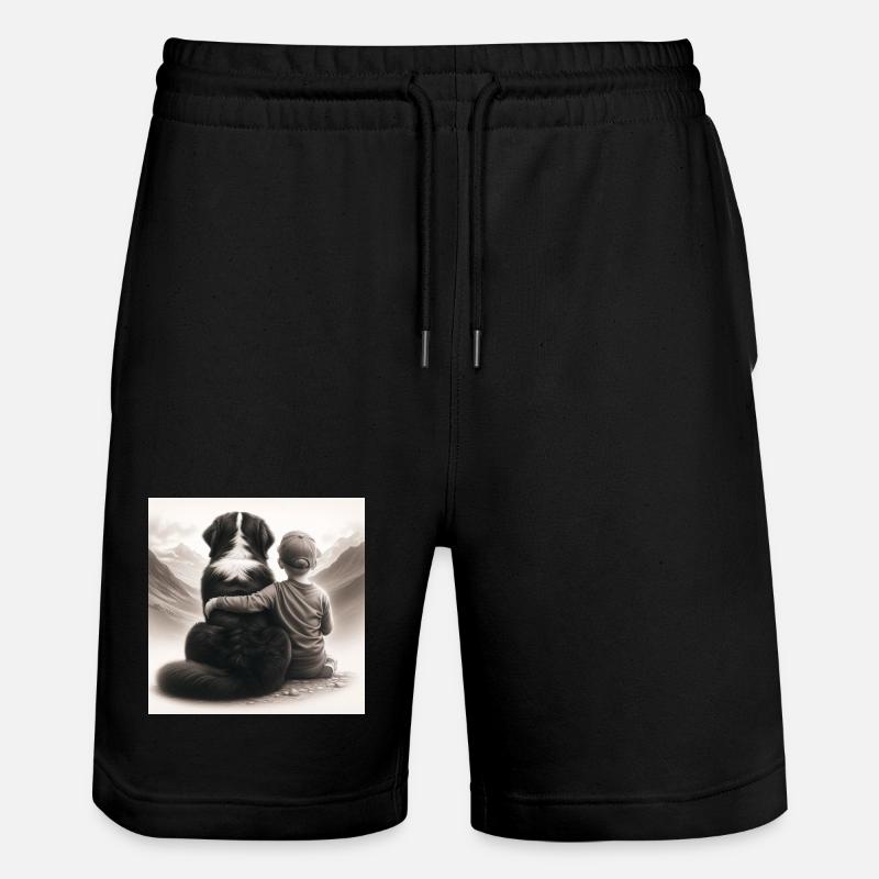 Bouvier bernois - Short de jogging bio TRAINER Stanley/Stella unisexe - noir
