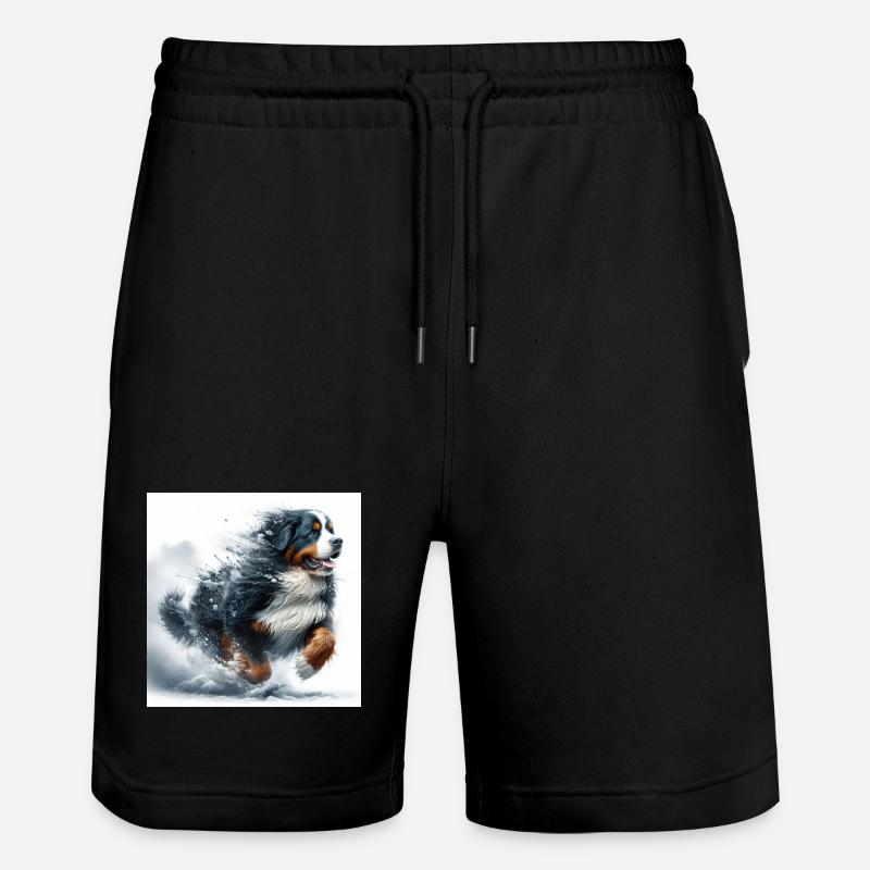Bouvier bernois - Short de jogging bio TRAINER Stanley/Stella unisexe - noir
