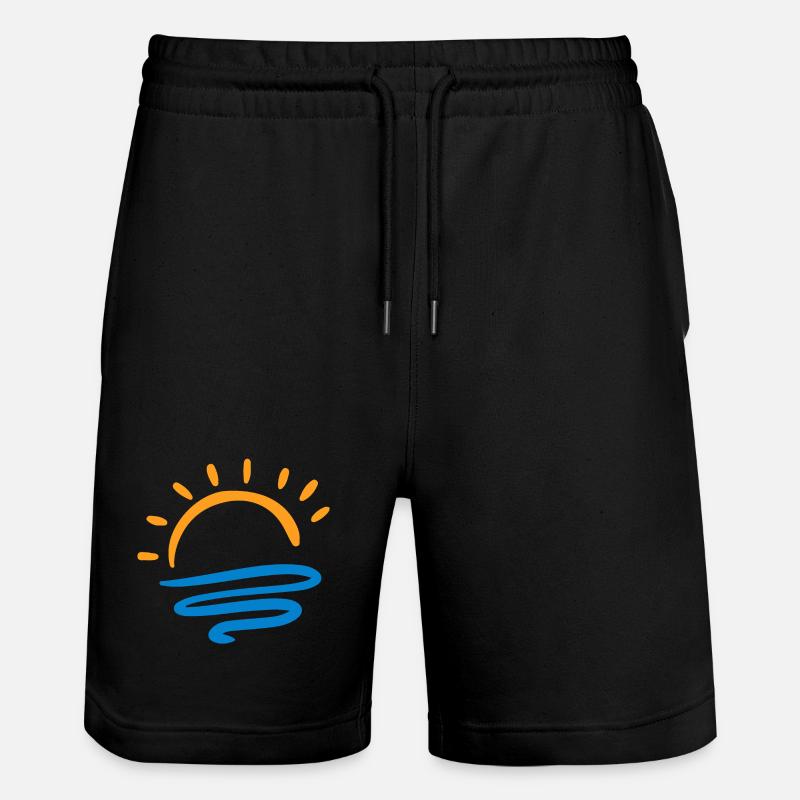 Soleil & Mer - Short de jogging bio TRAINER Stanley/Stella unisexe - noir