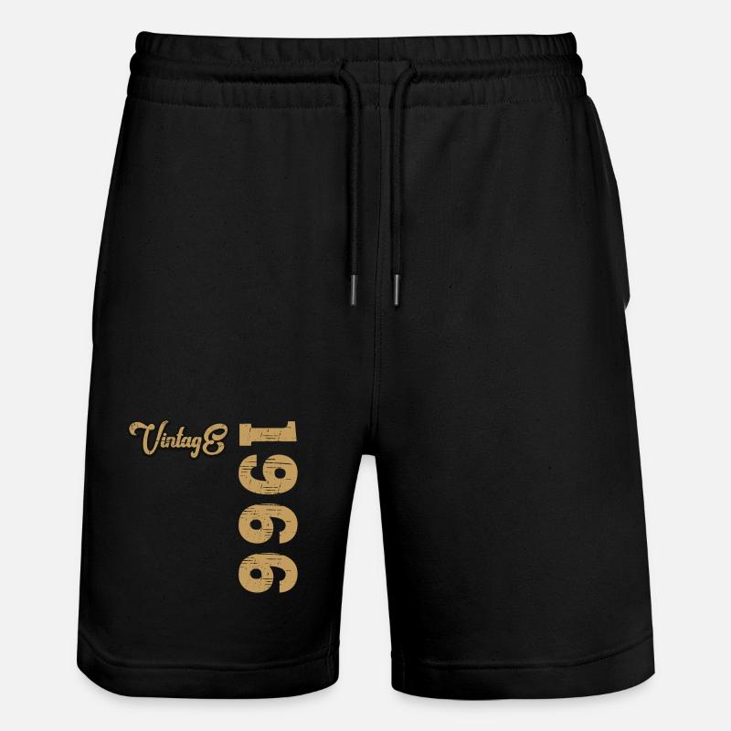 Millésime 1966 - Short de jogging bio TRAINER Stanley/Stella unisexe - noir