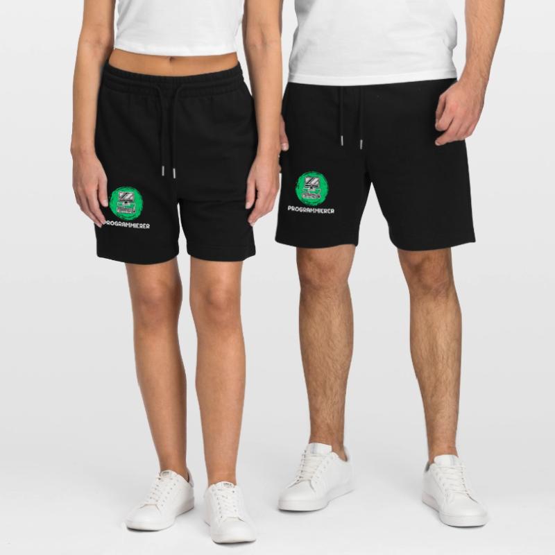 Computerfreak Skripting Developer Programmierer Stanley/Stella Unisex Bio Joggingshorts Trainer 