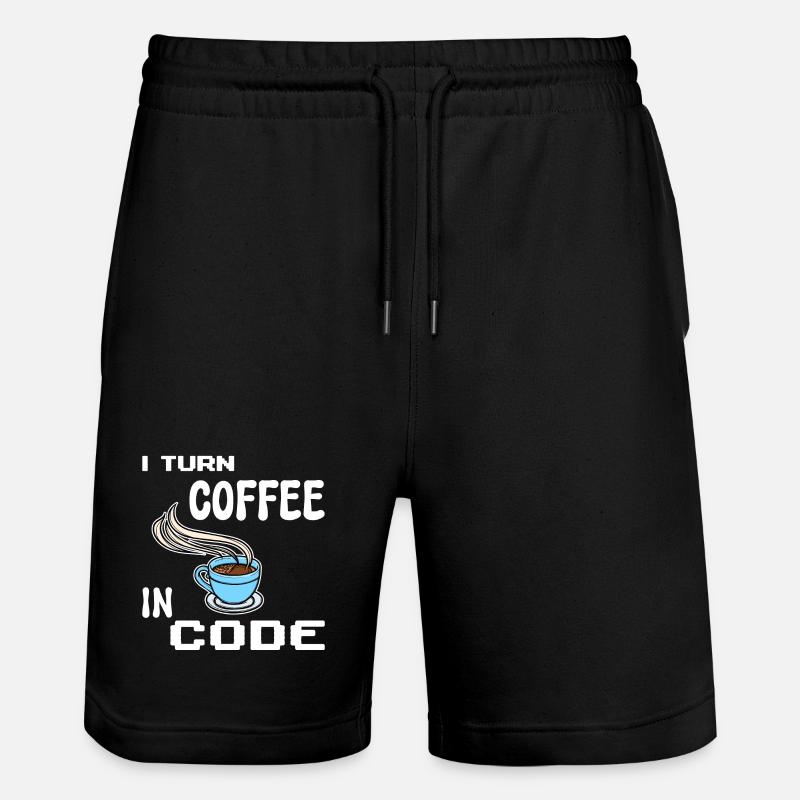 Developer Computerfreak Statement Programmierer - Stanley/Stella Unisex Bio Joggingshorts Trainer  - Schwarz