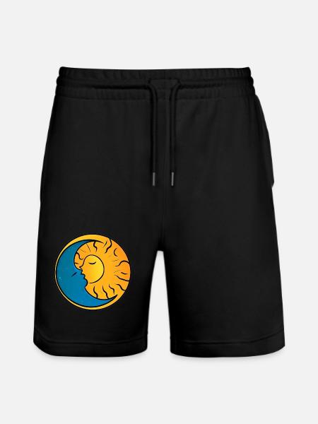 Soleil et Lune - Short de jogging bio TRAINER Stanley/Stella unisexe - noir