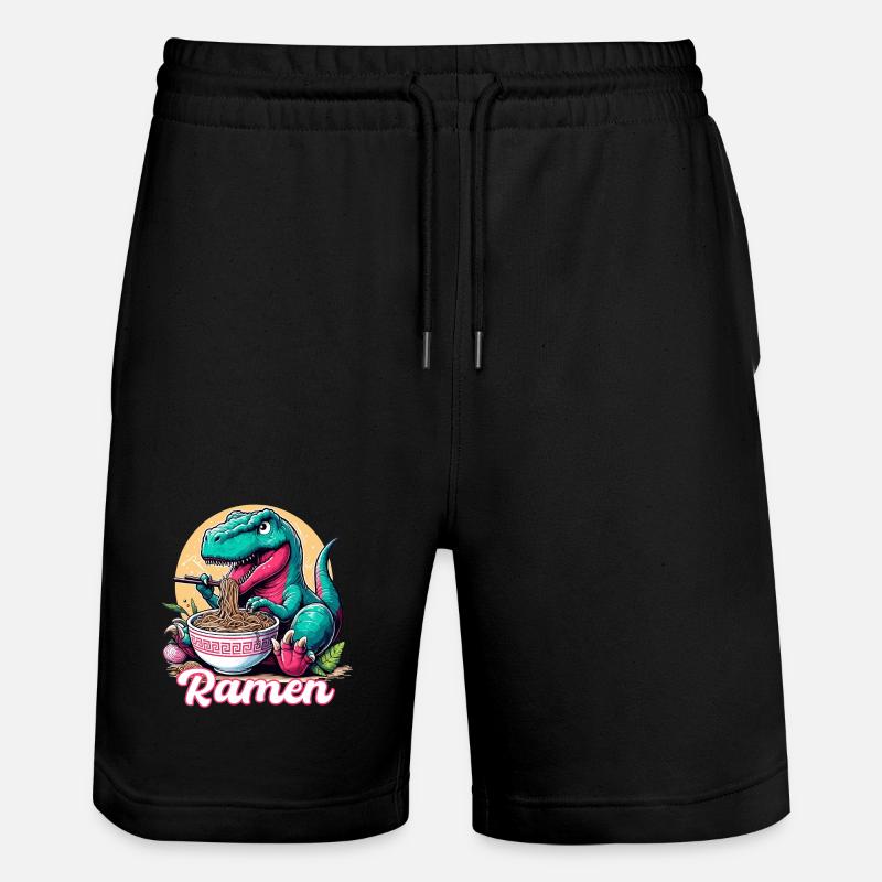 Mignon T-Rex Ramen Dinosaure Cadeau - Short de jogging bio TRAINER Stanley/Stella unisexe - noir