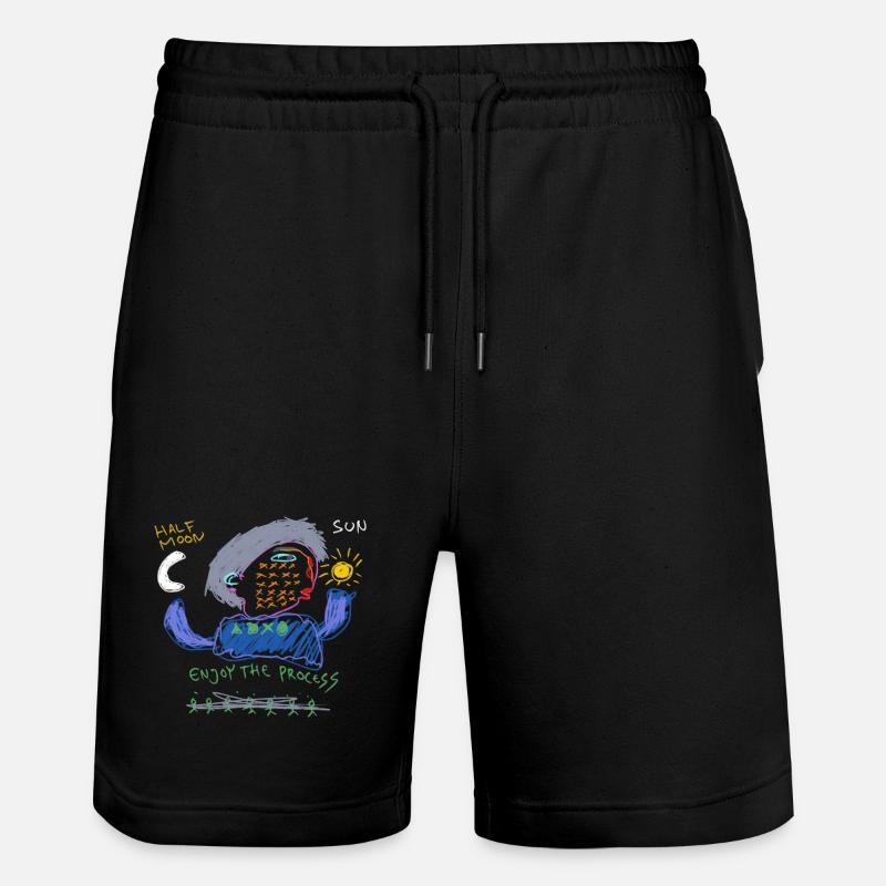 Profitez du processus - Short de jogging bio TRAINER Stanley/Stella unisexe - noir
