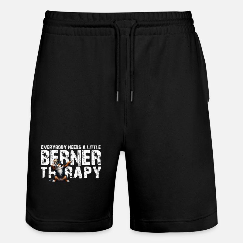 Bouvier bernois - Short de jogging bio TRAINER Stanley/Stella unisexe - noir