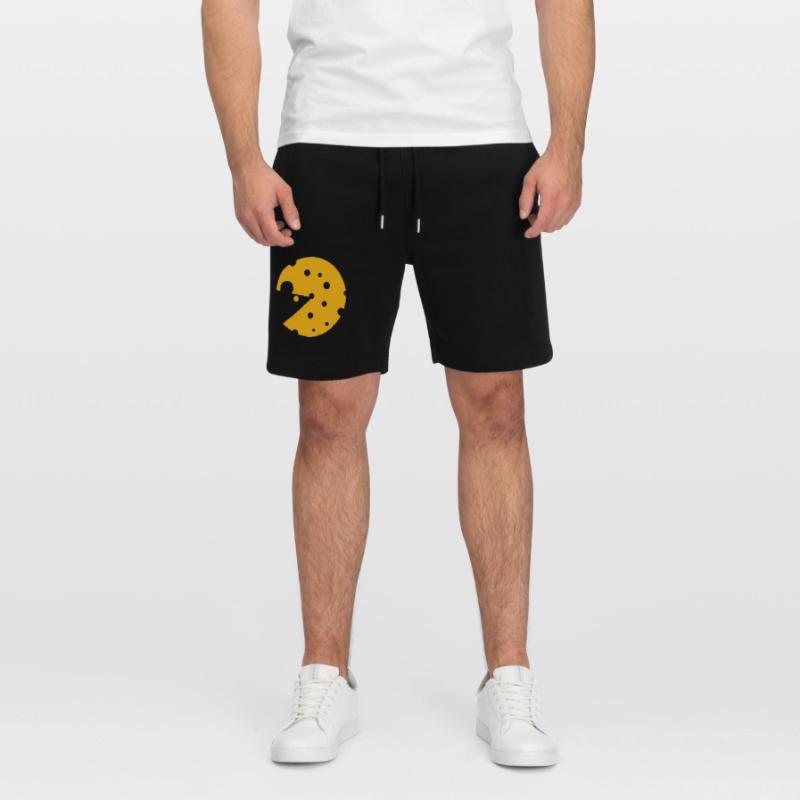 Käse oder eine Maus in dieser lustigen optischen Täuschung Stanley/Stella Unisex Bio Joggingshorts Trainer 