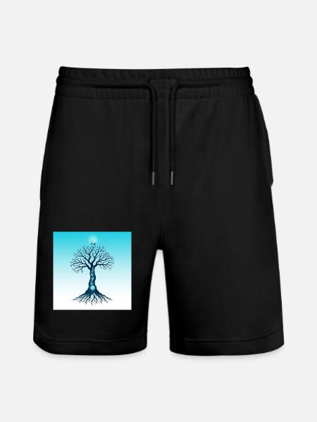 Spiritual Tree - Short de jogging bio TRAINER Stanley/Stella unisexe - noir