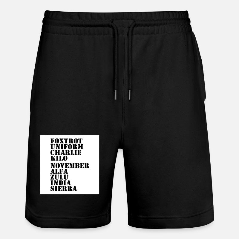 Contre les nazis - Short de jogging bio TRAINER Stanley/Stella unisexe - noir