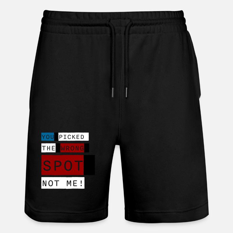 Wrong Spot – Édition Concert - Short de jogging bio TRAINER Stanley/Stella unisexe - noir