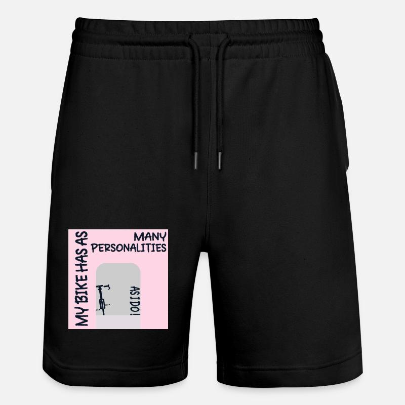 PERSONNALITÉ DE VÉLO DRÔLE CYCLISME - Short de jogging bio TRAINER Stanley/Stella unisexe - noir