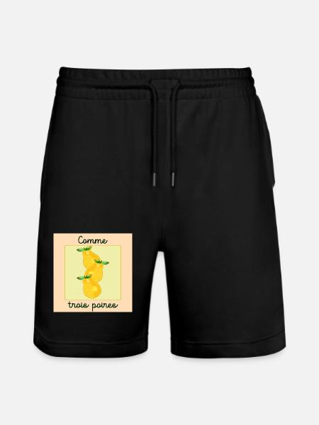 Haut comme trois poires - Short de jogging bio TRAINER Stanley/Stella unisexe - noir