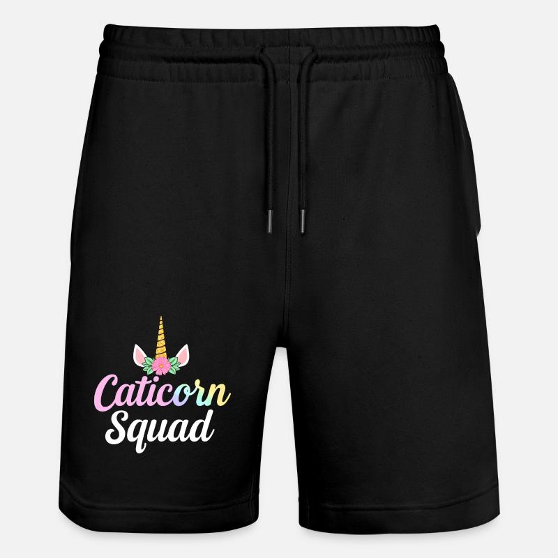 Escouade Caticorn - Short de jogging bio TRAINER Stanley/Stella unisexe - noir