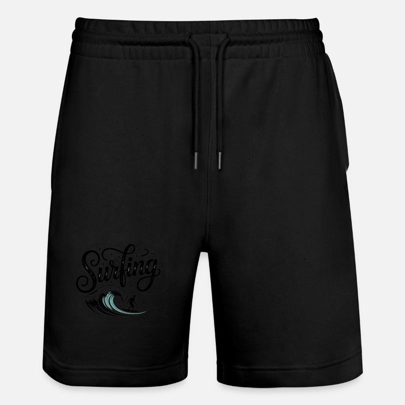 Surf - Logo Cool Surfer - Short de jogging bio TRAINER Stanley/Stella unisexe - noir