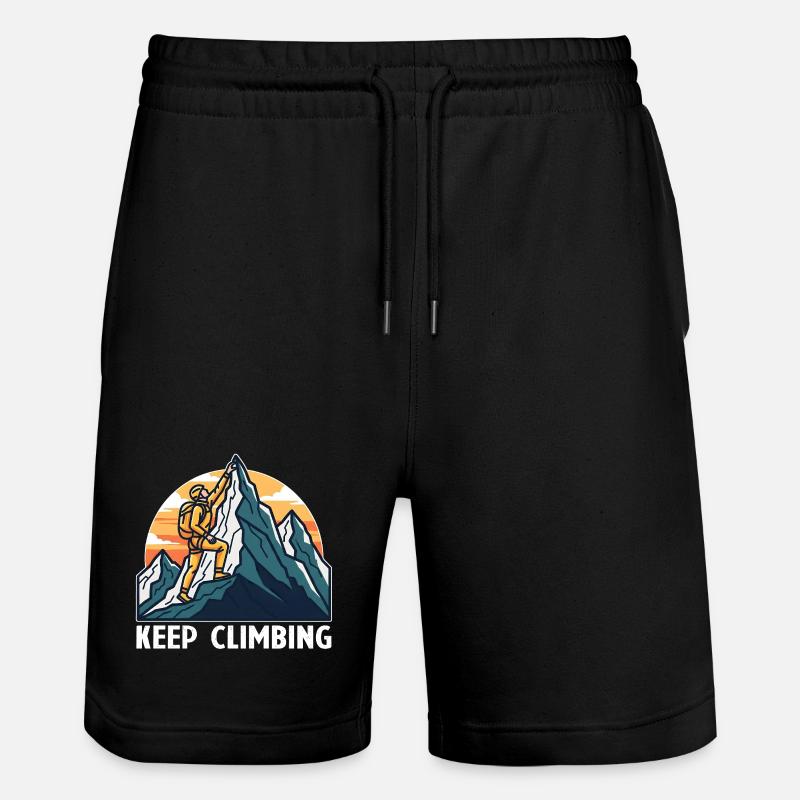 Continuer à grimper Mountaineering Design - Short de jogging bio TRAINER Stanley/Stella unisexe - noir