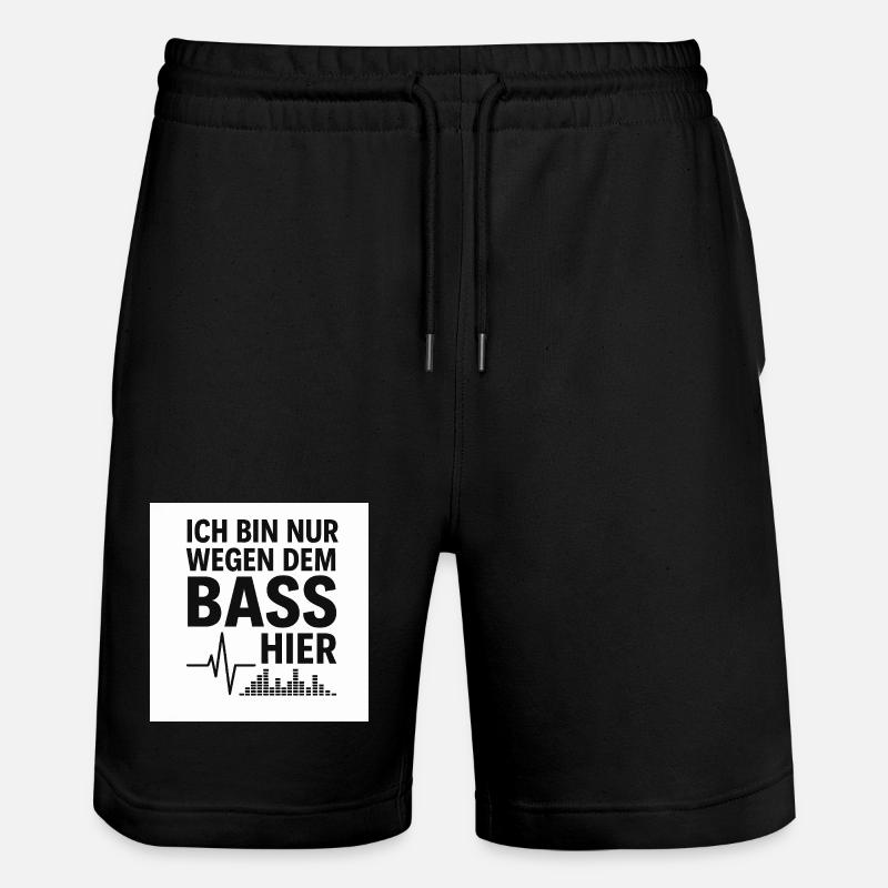 0A809AD4-E7DF-4CF1-9575-0EAF255C91D6 - Stanley/Stella Trainer Unisex Organic Jogging Shorts - black