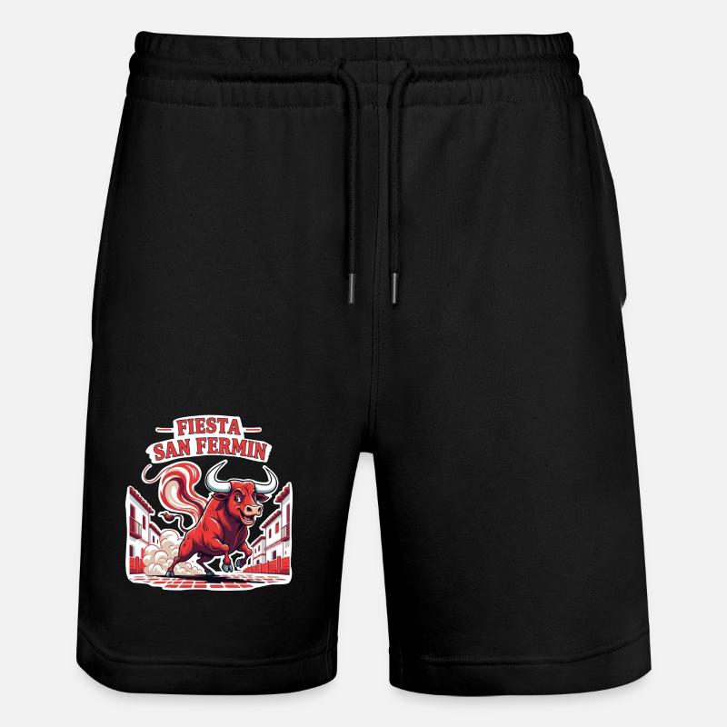 Fiesta San Fermín Bull Run - Short de jogging bio TRAINER Stanley/Stella unisexe - noir