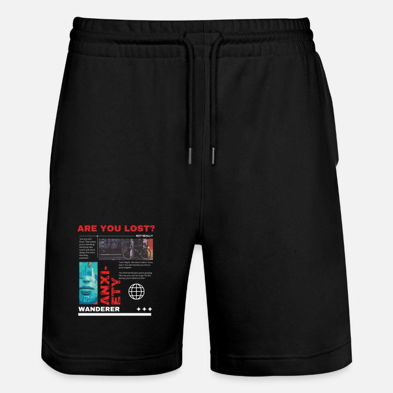 Perdu - Short de jogging bio TRAINER Stanley/Stella unisexe - noir
